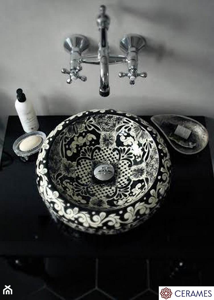 Umywalki meksykańskie - aranżacje naszych klientów - Łazienka, styl tradycyjny - zdjęcie od Cerames - Homebook