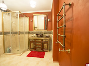 Umywalki meksykańskie - aranżacje naszych klientów - Średnia bez okna z lustrem łazienka, styl tradycyjny - zdjęcie od Cerames