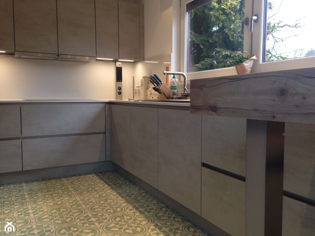 Płytki cementowe w kuchni - zdjęcie od Cerames - Homebook