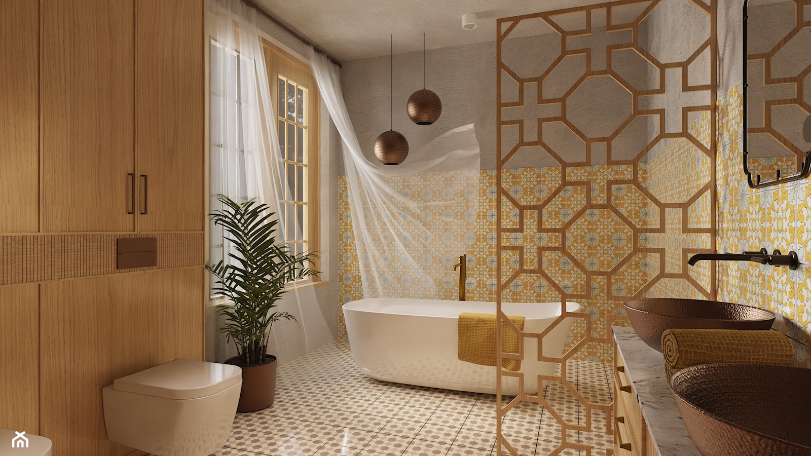 Łazienka w stylu marokańskim - zdjęcie od Cerames - Homebook