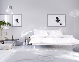 Dormeo AIR PLUS - Średnia szara sypialnia, styl minimalistyczny - zdjęcie od Dormeo - Homebook
