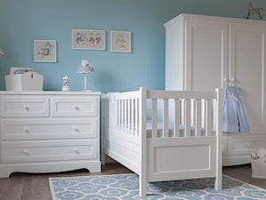 Średni niebieski pokój dziecka dla niemowlaka dla chłopca dla dziewczynki - zdjęcie od Meble Nizio