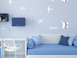 Mały niebieski pokój dziecka dla dziecka dla nastolatka dla chłopca - zdjęcie od FLEXISTYLE