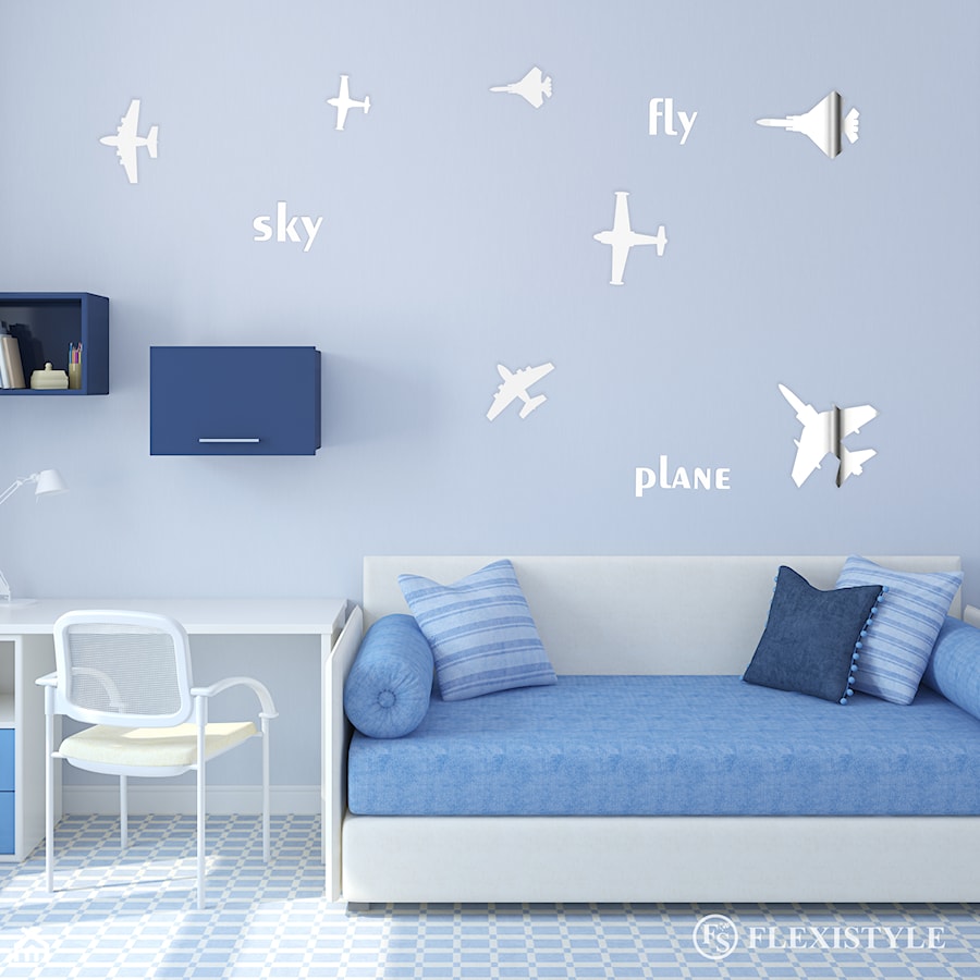 Mały niebieski pokój dziecka dla dziecka dla nastolatka dla chłopca - zdjęcie od FLEXISTYLE