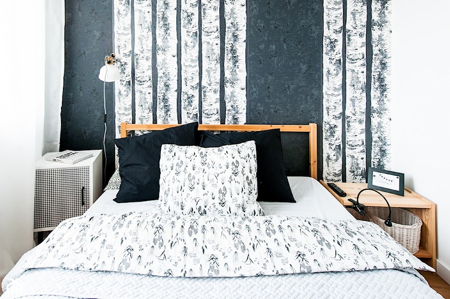 Moje mieszkanie - Mała biała sypialnia, styl skandynawski - zdjęcie od Mieszkanie to wyzwanie