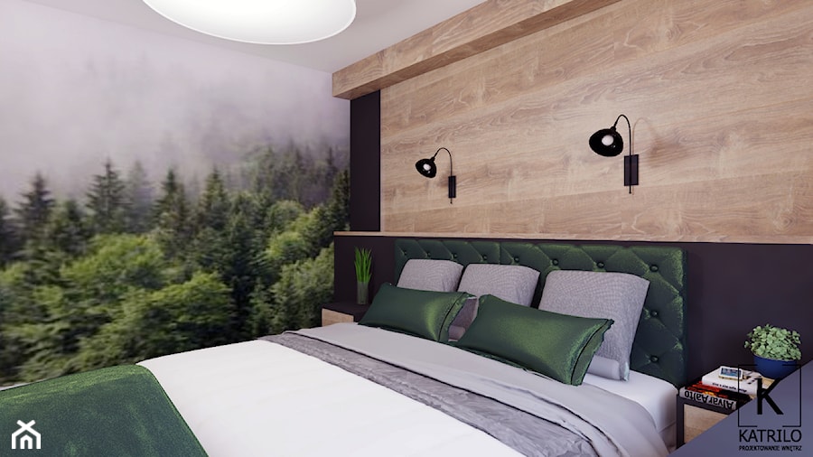 Sypialnia - Sypialnia, styl nowoczesny - zdjęcie od Katrilo Projektowanie wnętrz