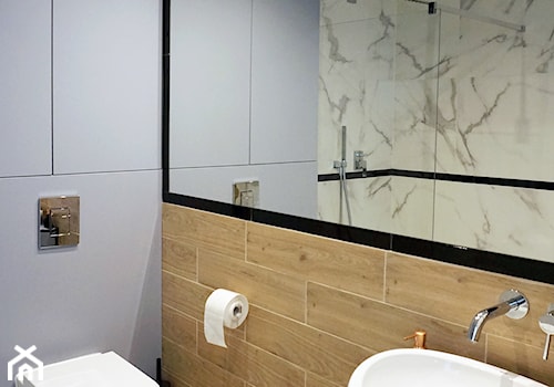 Elegancka i nieduża łazienka - zdjęcie od Katrilo Projektowanie wnętrz