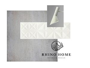 Projekt Łazienki. Słupsk - Mała łazienka, styl skandynawski - zdjęcie od Rhino Home