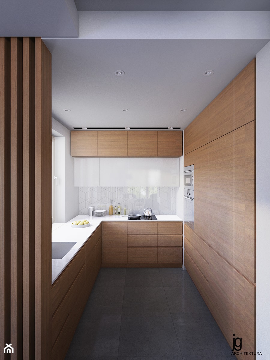 Projekt kuchni w stylu minimalistycznym - zdjęcie od jgA.