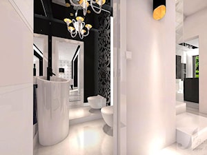 DOM W STYLU GLAMOUR - Średnia łazienka, styl glamour - zdjęcie od Boskie Wnetrza i Ty