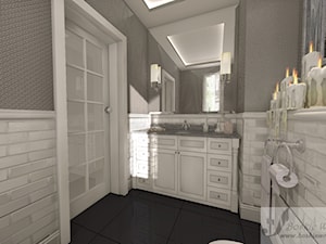 ARANŻACJA DOMU W GŁOGOWIE 1 - Mała łazienka z oknem, styl prowansalski - zdjęcie od Boskie Wnetrza i Ty