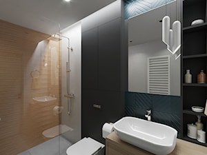 Projekt wnętrza nowoczesnej łazienki - zdjęcie od mkdesign_com_pl