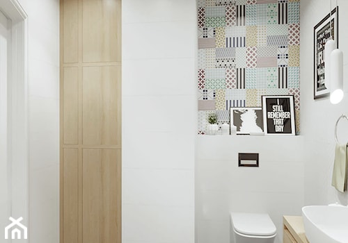Projekt wnętrza łazienki w nowoczesnym stylu. - zdjęcie od Katarzyna Rudak - Architektura Wnętrz Gryfów Śląski