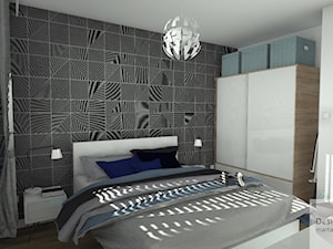Sypialnia w mieszkaniu pod wynajem - Średnia sypialnia, styl skandynawski - zdjęcie od Designbox Marta Bednarska-Małek