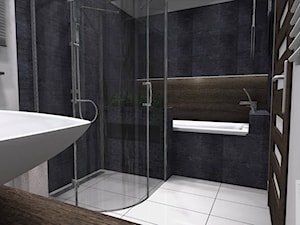 Projekt łazienki w Kątach Wrocławskich - Łazienka, styl nowoczesny - zdjęcie od Designbox Marta Bednarska-Małek
