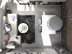Mieszkanie w bloku z wielkiej płyty - Salon, styl skandynawski - zdjęcie od Designbox Marta Bednarska-Małek