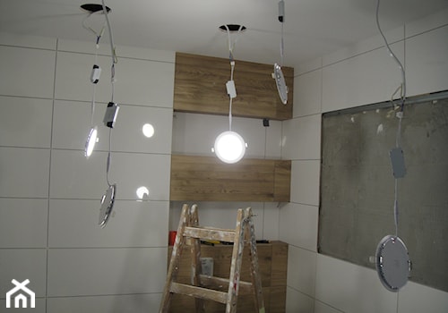 oświetlenie łazienki panel led - zdjęcie od ABC Remonty oleba