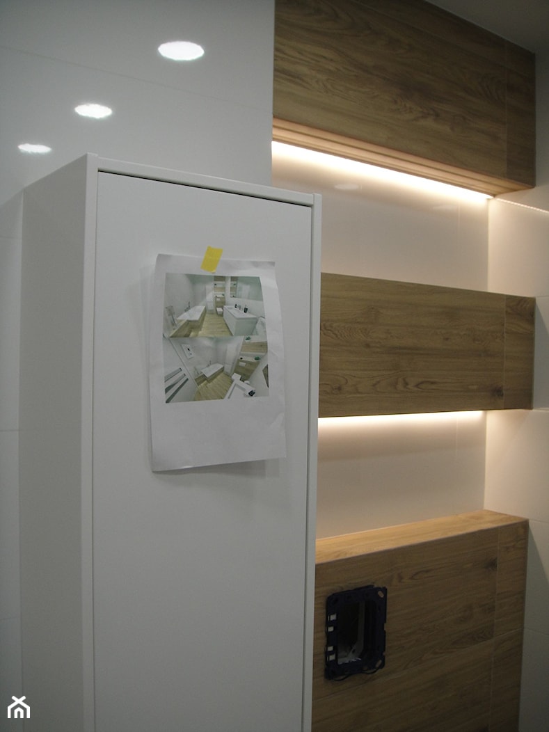 projekt łazienki półki podświetlane - zdjęcie od ABC Remonty oleba - Homebook