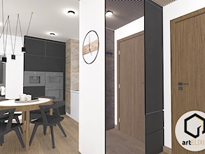 Apartament w Olsztynie - Salon, styl nowoczesny - zdjęcie od ART ELIXIR