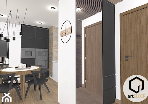 Apartament w Olsztynie - Salon, styl nowoczesny - zdjęcie od ART ELIXIR