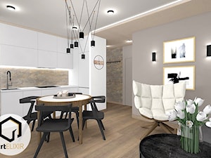 Apartament w Olsztynie - Salon, styl nowoczesny - zdjęcie od ART ELIXIR