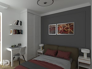 APARTAMENT 1 - SYPIALNIA - zdjęcie od HD PROJEKT - Studio Projektowania Wnętrz