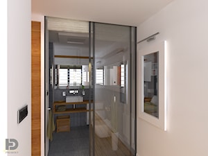 MENNICA - Apartament 49m2 - Łazienka, styl nowoczesny - zdjęcie od HD PROJEKT - Studio Projektowania Wnętrz
