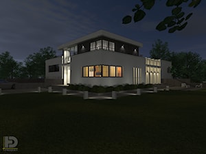 DOM JEDNORODZINNY - Nowoczesne domy, styl nowoczesny - zdjęcie od HD PROJEKT - Studio Projektowania Wnętrz