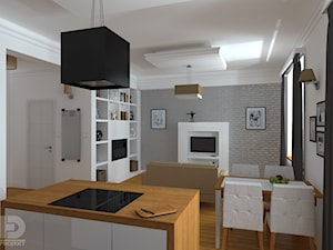 STARA KAMIENICA - Apartament 60m2 - Salon, styl nowoczesny - zdjęcie od HD PROJEKT - Studio Projektowania Wnętrz