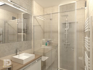 MODERNA - Mieszkanie 69m2 - Mała łazienka, styl tradycyjny - zdjęcie od HD PROJEKT - Studio Projektowania Wnętrz