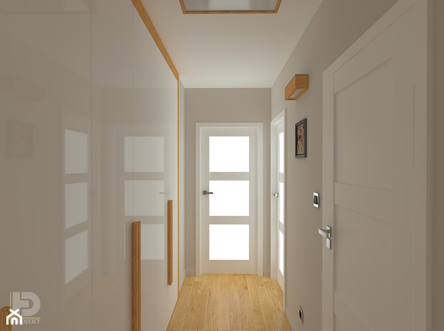 MODERNA - Mieszkanie 69m2 - Garderoba, styl tradycyjny - zdjęcie od HD PROJEKT - Studio Projektowania Wnętrz