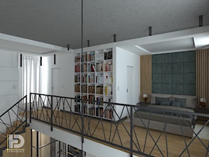 ZIELONE BEMOWO - Mieszkanie z Antresolą - zdjęcie od HD PROJEKT - Studio Projektowania Wnętrz