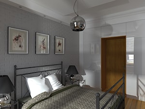 STARA KAMIENICA - Apartament 60m2 - Sypialnia, styl nowoczesny - zdjęcie od HD PROJEKT - Studio Projektowania Wnętrz