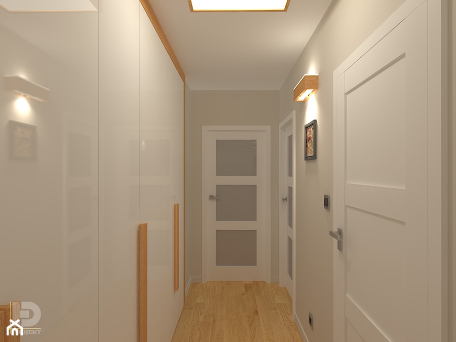 MODERNA - Mieszkanie 69m2 - Garderoba, styl tradycyjny - zdjęcie od HD PROJEKT - Studio Projektowania Wnętrz