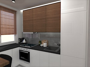 Mieszkanie dla singla - Kuchnia, styl nowoczesny - zdjęcie od INDOMDESIGN