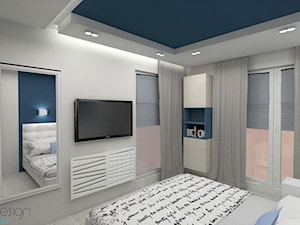 Pomysł na sypialnię - Średnia sypialnia, styl nowoczesny - zdjęcie od INDOMDESIGN