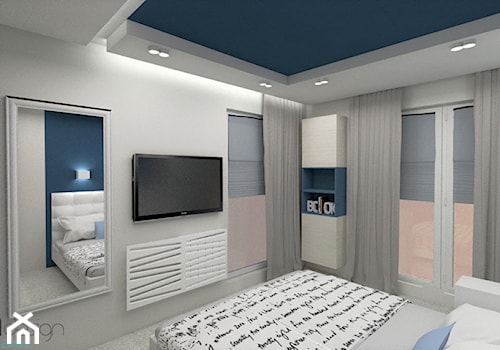 Pomysł na sypialnię - Średnia sypialnia, styl nowoczesny - zdjęcie od INDOMDESIGN