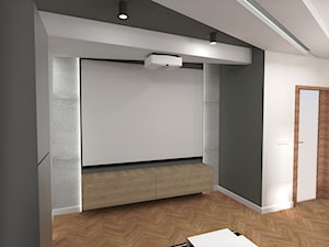 Mieszkanie dla singla - Salon, styl minimalistyczny - zdjęcie od INDOMDESIGN