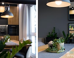 Apartament Pabianice - Jadalnia, styl nowoczesny - zdjęcie od INDOMDESIGN - Homebook