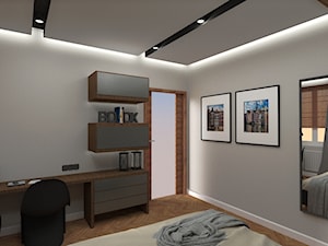 Mieszkanie dla singla - Sypialnia, styl minimalistyczny - zdjęcie od INDOMDESIGN