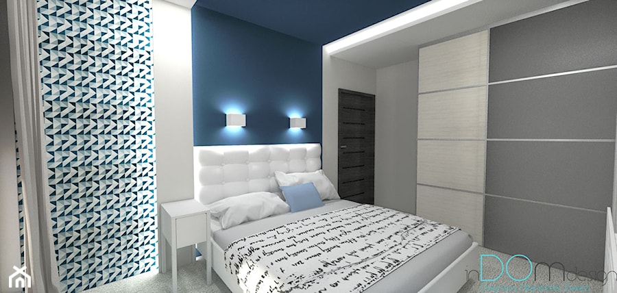 Pomysł na sypialnię - Średnia sypialnia, styl minimalistyczny - zdjęcie od INDOMDESIGN