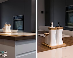 Dom - wnętrza w nowoczesnym wydaniu - Kuchnia, styl minimalistyczny - zdjęcie od INDOMDESIGN - Homebook