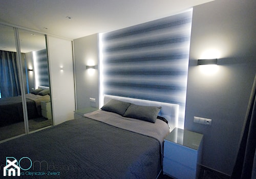 Niebieska sypialnia - zdjęcie od INDOMDESIGN