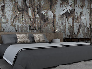- No.5 Bedroom - Średnia szara sypialnia, styl nowoczesny - zdjęcie od Designed by M