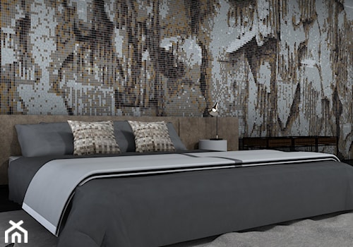 - No.5 Bedroom - Średnia szara sypialnia, styl nowoczesny - zdjęcie od Designed by M