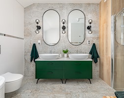 Duża łazienka z wanną i prysznicem - zdjęcie od Innerium Karolina Trojga - Homebook