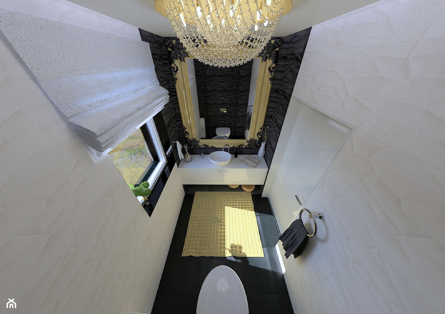 Mała łazienka gościnna - zdjęcie od Marcin Kasprzak - Biuro Projektowe - Homebook