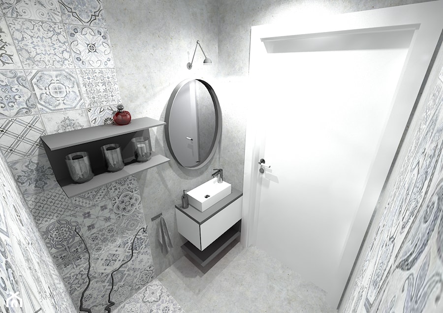 Toaleta dla gości - zdjęcie od Marcin Kasprzak - Biuro Projektowe