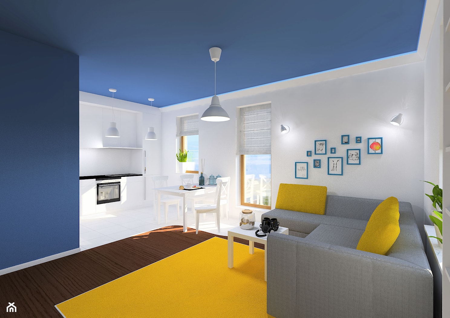 Wnętrze małego mieszkania - zdjęcie od Marcin Kasprzak - Biuro Projektowe - Homebook