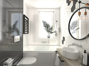 Projekt łazienki w mieszkaniu na sprzedaż